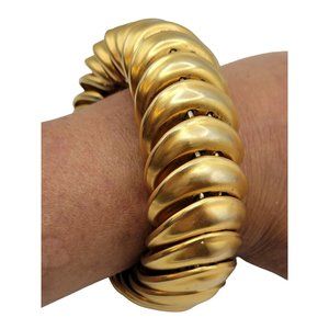 Vintage Rare Unsigned Verified Robert Lee Morris Lobster Tail Bracelet (A2608)